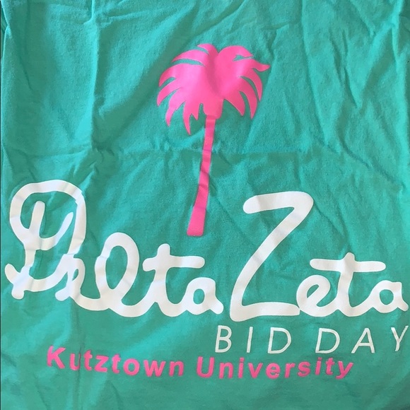 Small delta zeta bid day v neck - Picture 2 of 3